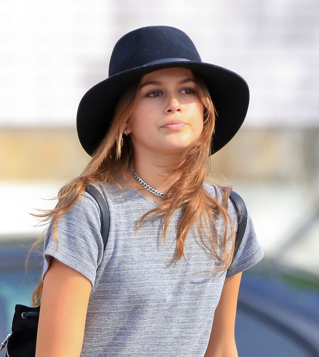 Esta jovencita tiene mucho estilo.