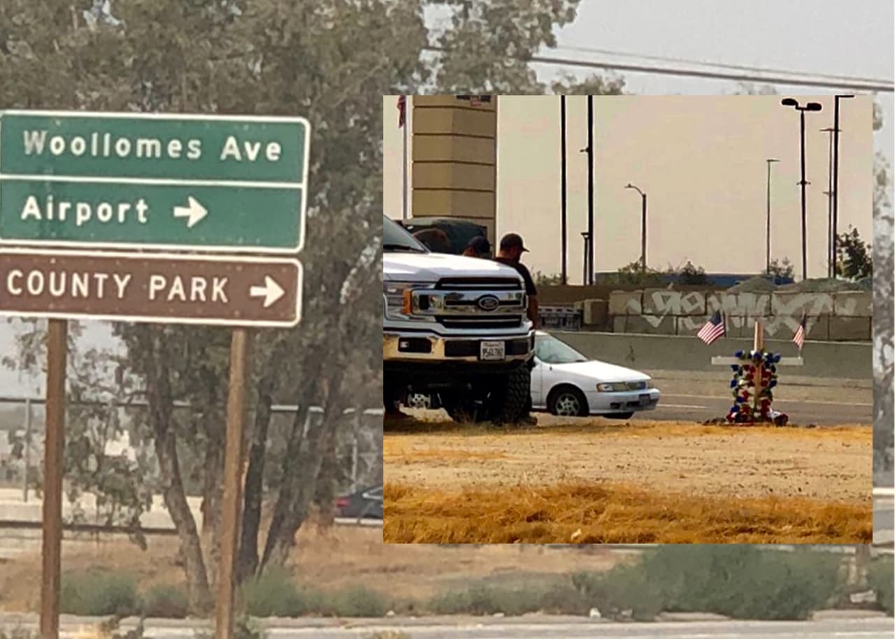 Conductor de grúa que asistía a motorista muere tras ser impactado por otro auto en la autopista 99