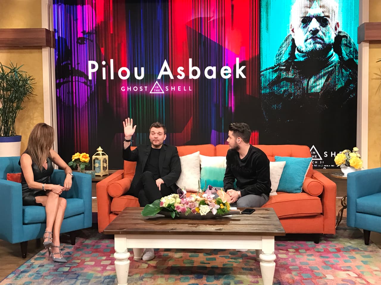 Estaba muy contento de estar en Miami y poder saludar a todos en el estudio.