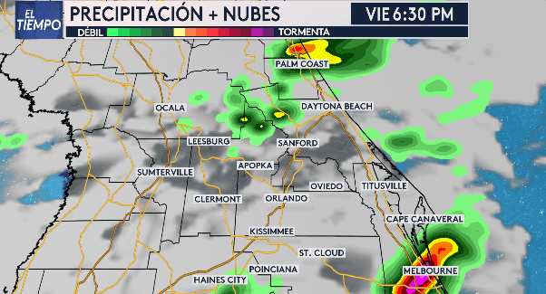 Posibles inundaciones en la costa este de Florida Central