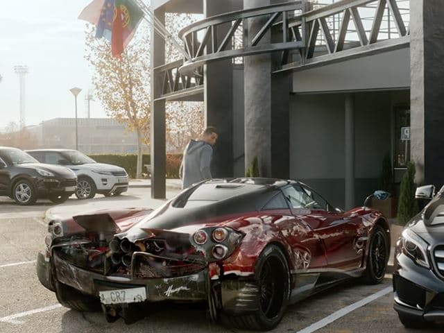 Cristiano Ronaldo estrella un Pagani Huayra de $1.5 millones...para un anuncio publicitario
