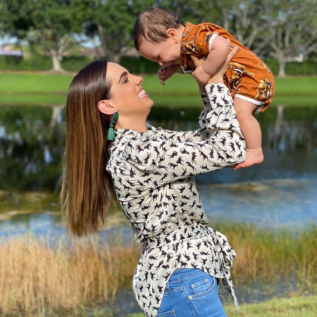 Andrea Chediak sabe que es imposible aburrirse al lado de Diego y le encanta registrar los progresos en su desarrollo.