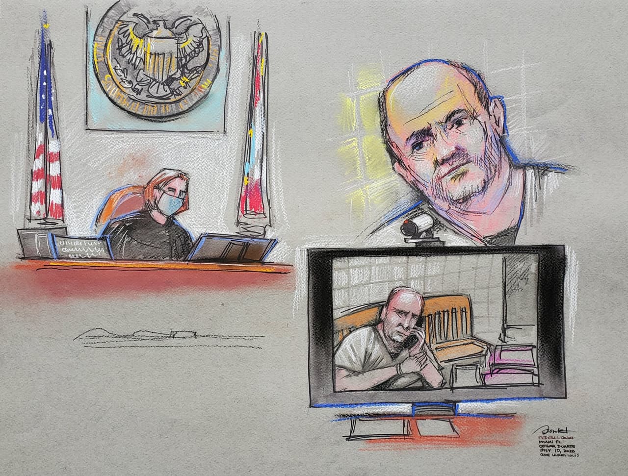 Fiscales estadounidenses presentan solicitud de extradición del exgobernador de Chihuahua en audiencia en Miami