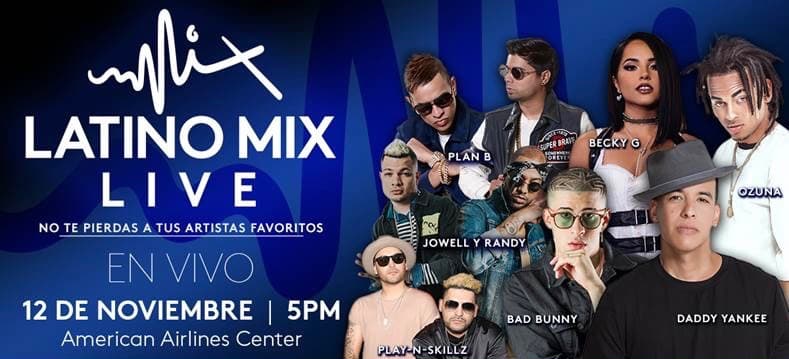 Gana Boletos para Latino Mix Live con Noticias 23 y La Tentación de Ganar