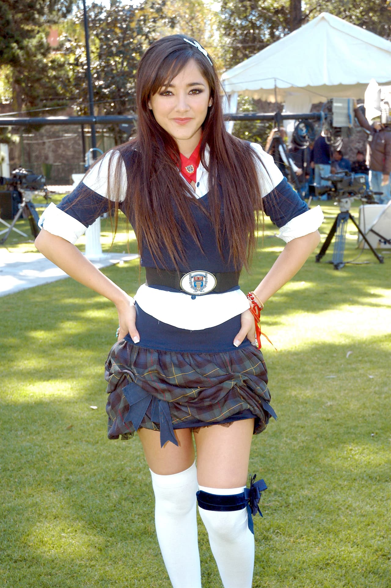 "Claro que
<b>me halagan</b>, por supuesto, pero también me siento totalmente capaz de hacerle halagos a otra mujer o a otro hombre".