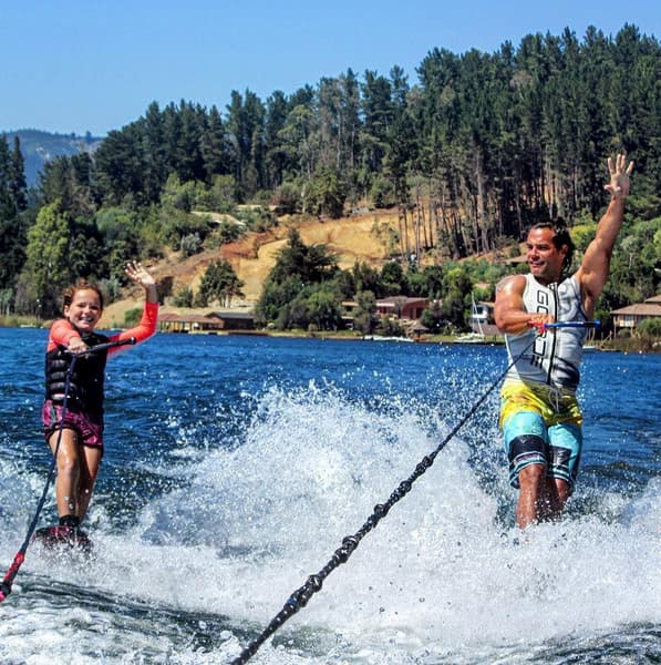 Y todo el lado deportivo y extremo sin duda lo sacó de su padre.