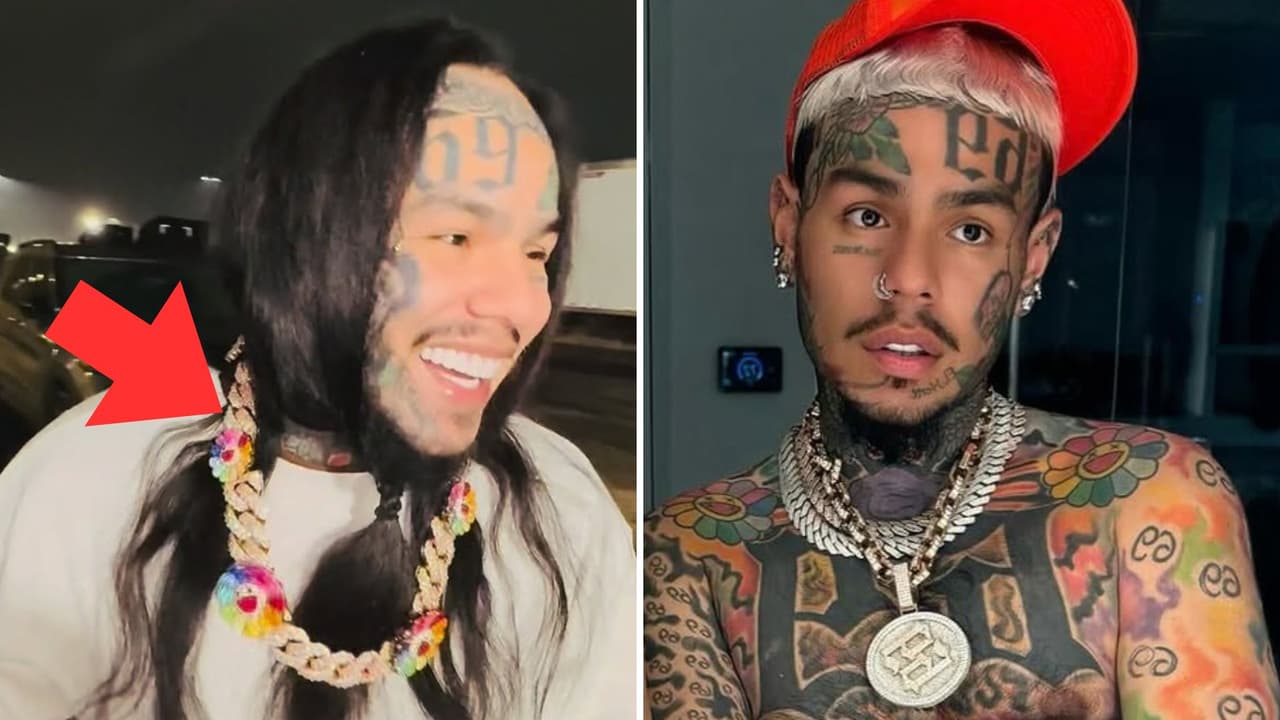 Tekashi 6ix9ine sale de prisión con collar de 2.2 millones de dólares: hace un año subastaron sus joyas