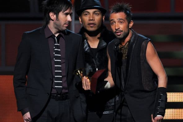 Camila sigue siendo una de las bandas más importantes de la escena pop. En 2010 se hicieron con este gramófono gracias al tema 'Mientes'.