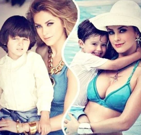 El día de las madres publicó esta imagen donde resalta el gran parecido de Miguel con su papá, Luis Miguel.