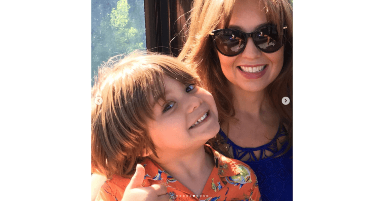 Thalía y su hijo, Matthew Alejandro