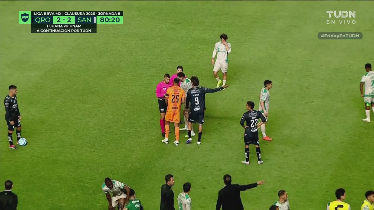 Queretaro vs Santos Laguna CORE last 10  minutes