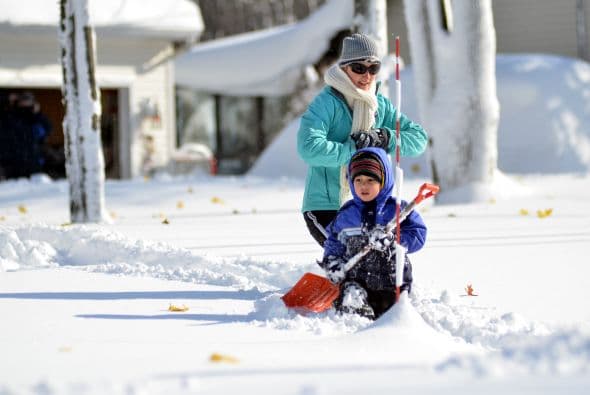 Pese a la amplia presencia de las nevadas, el noroeste del estado de Nueva York ha sido una de las zonas más afectadas hasta este momento.