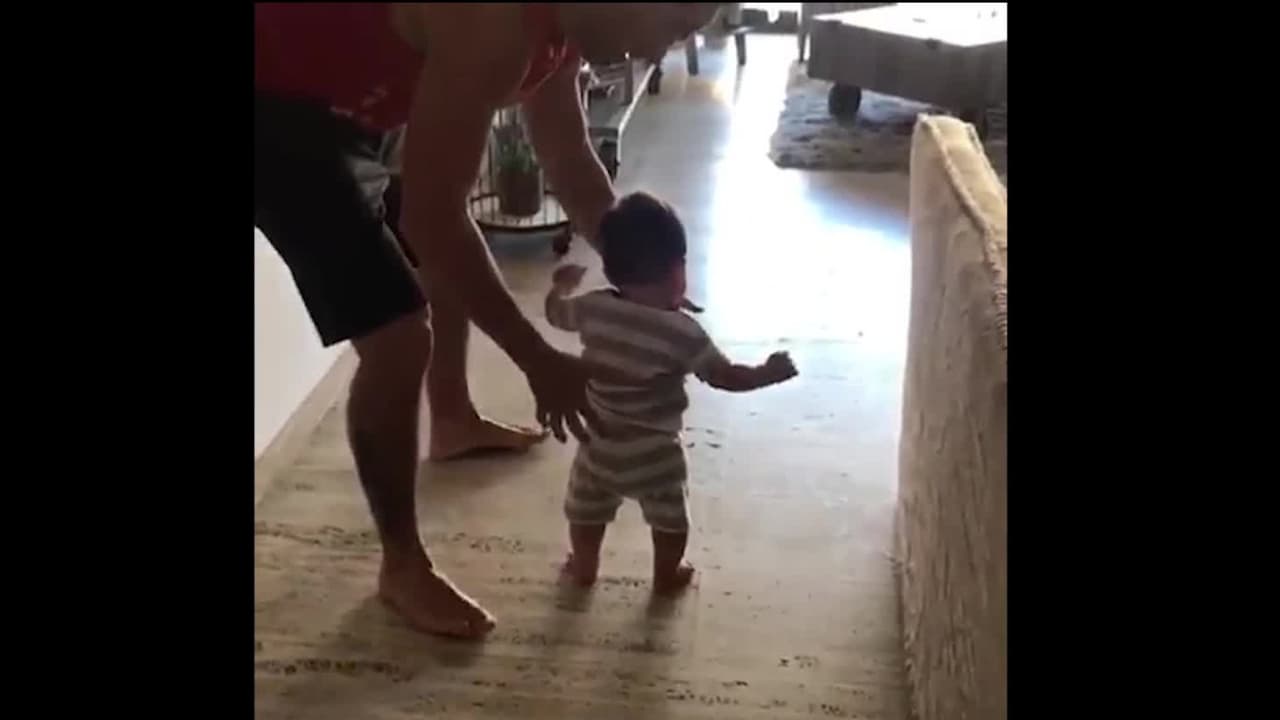 "Eres un campeón": Poncho Herrera, orgulloso de los primeros pasos de su hijo