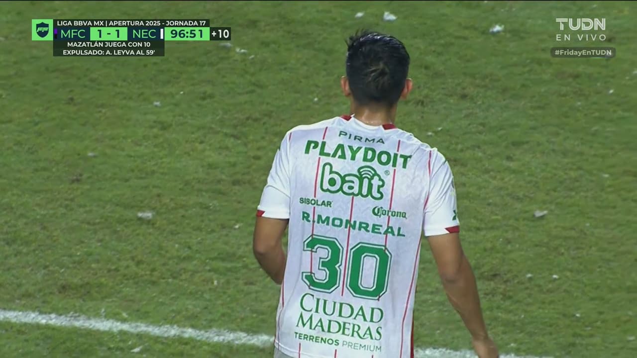 ¡Necaxa se acerca! Ricardo Monreal empuja el esférico y tenemos partido