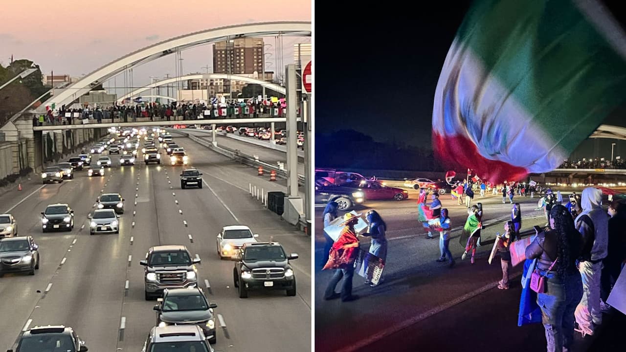 De esta forma, la 
<i>“Ciudad Espacial”</i>, la más grande y poblada de Texas, se une a las protestas que también 
<b>han tenido lugar en <a href="https://www.univision.com/local/dallas-kuvn/politica-dallas/nuestra-comunidad-tiene-miedo-inmigrantes-protestan-en-dallas-contra-politicas-migratorias-de-trump-video" target="_blank">otras ciudades como Dallas y Atlanta</a>. </b>