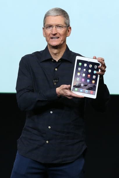 La nueva iPad Air 2 tiene sólo 6,1 milímetros de espesor.