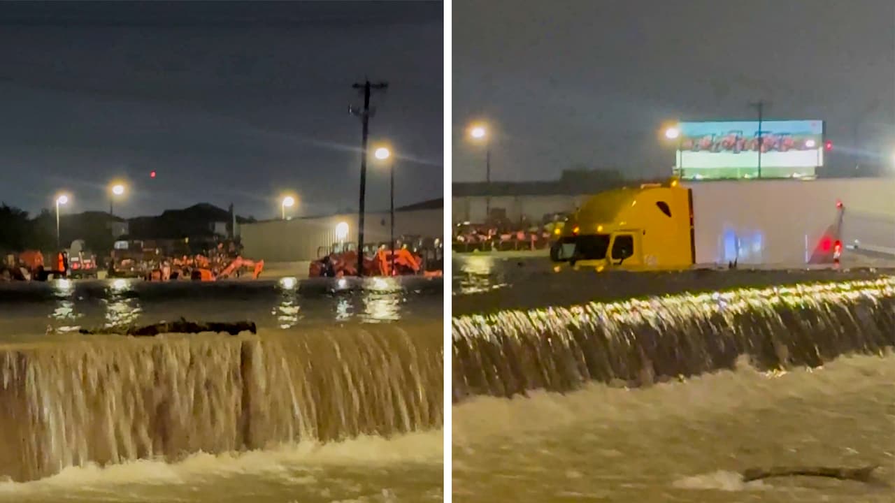 Inundaciones repentinas en Waco: Varios conductores quedan atrapados en un tramo de la I-35