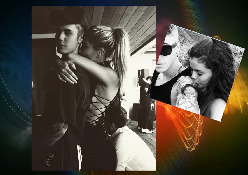 Se tomaron fotos súper románticos y de hecho hasta imitaron un beso de Selena.