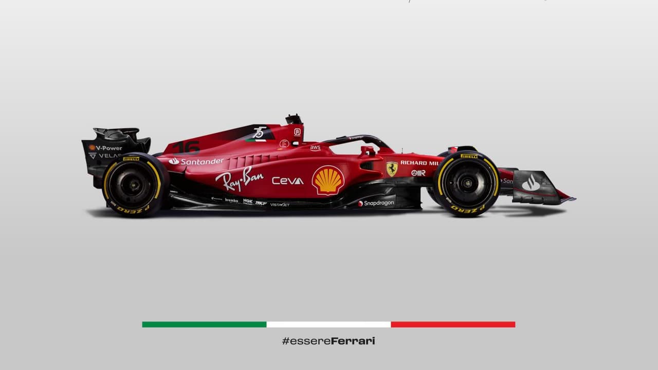 Ferrari reveló su interpretación de los revolucionarios reglamentos técnicos introducidos para 2022 con un lanzamiento digital del F1-75; los pilotos serán Carlos Sainz y Charles Leclerc.