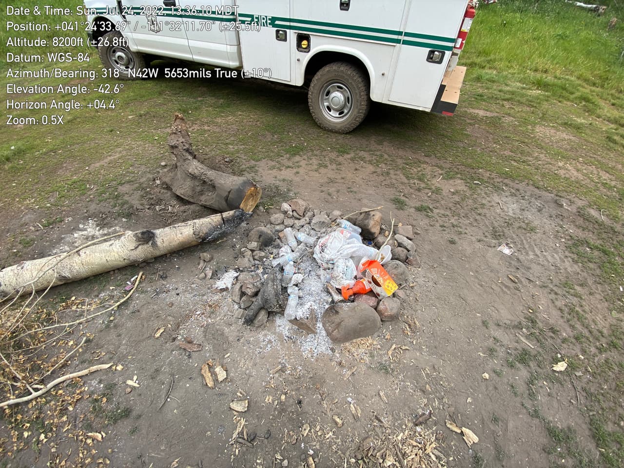 Autoridades encuentran fogatas abandonadas y advierten inmenso riesgo de incendios