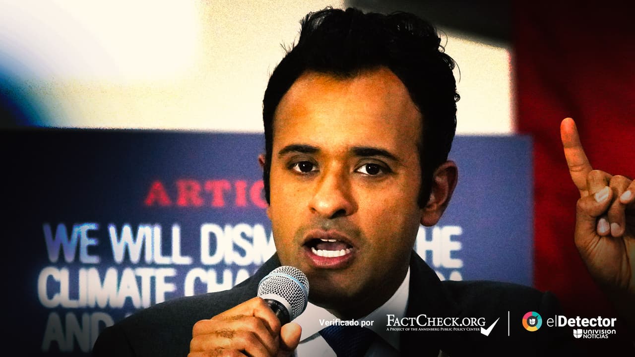  Las estadísticas que usa Ramaswamy para desestimar los riesgos del cambio climático son falsas o engañosas 