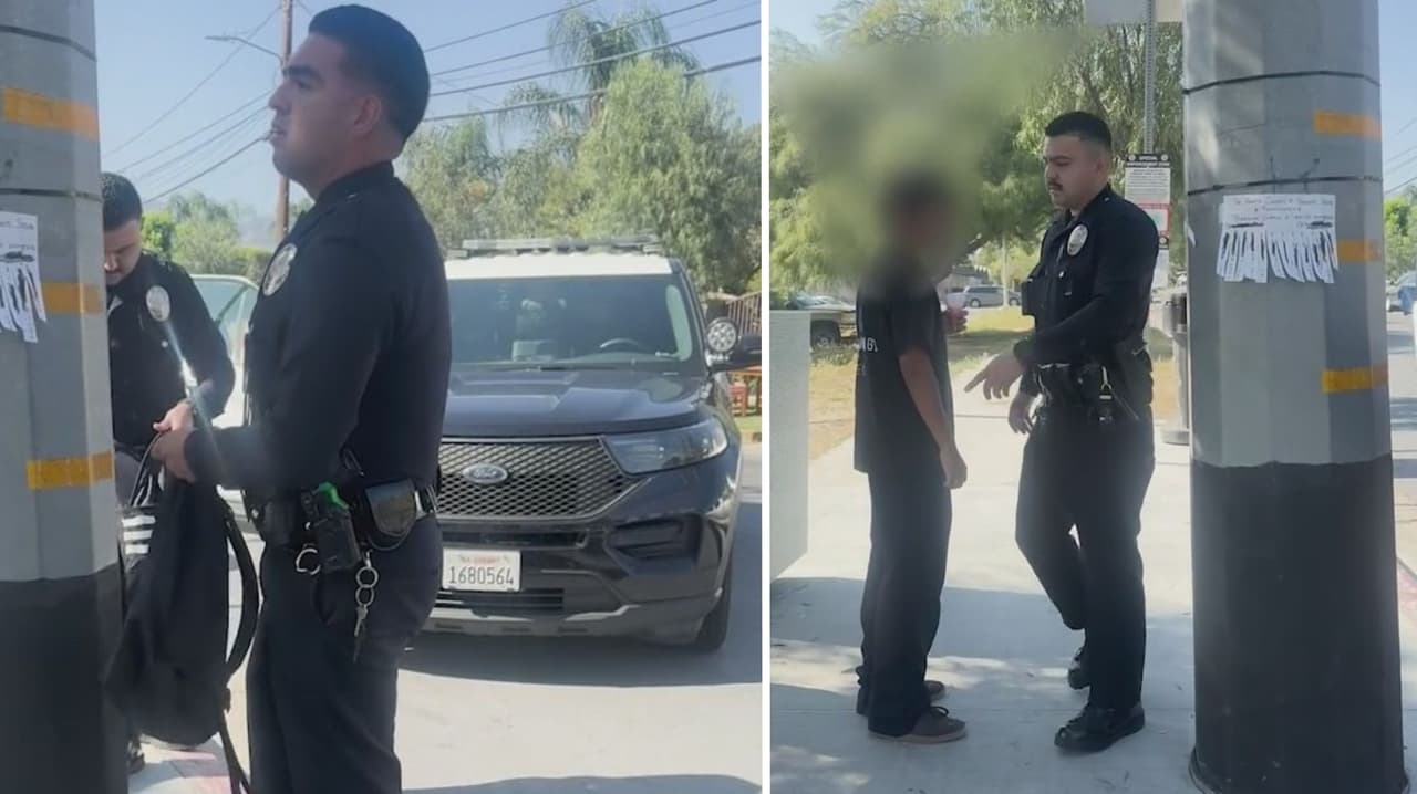 Madre denuncia que policías de Los Ángeles apuntaron sus armas contra su hijo de 15 años