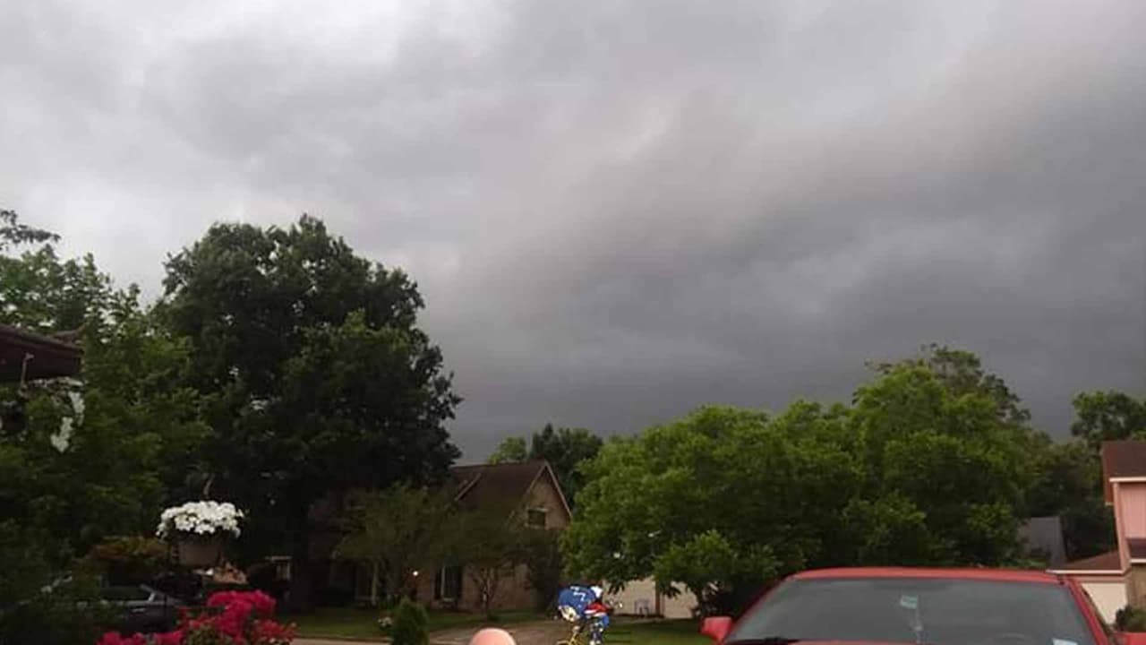 East Houston en la mañana del viernes, compartida por Olguita Vázquez