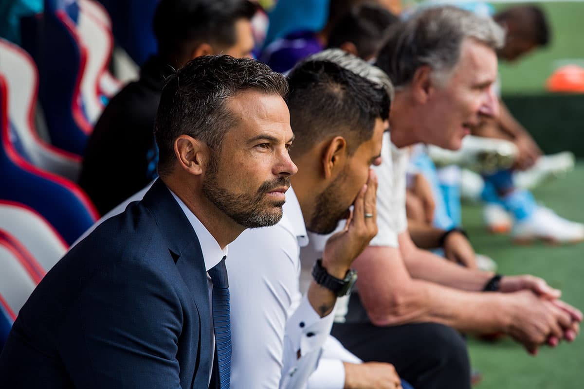 Más tranquilo Rafael Puente Jr, luego de sumar un buen punto como visitante.