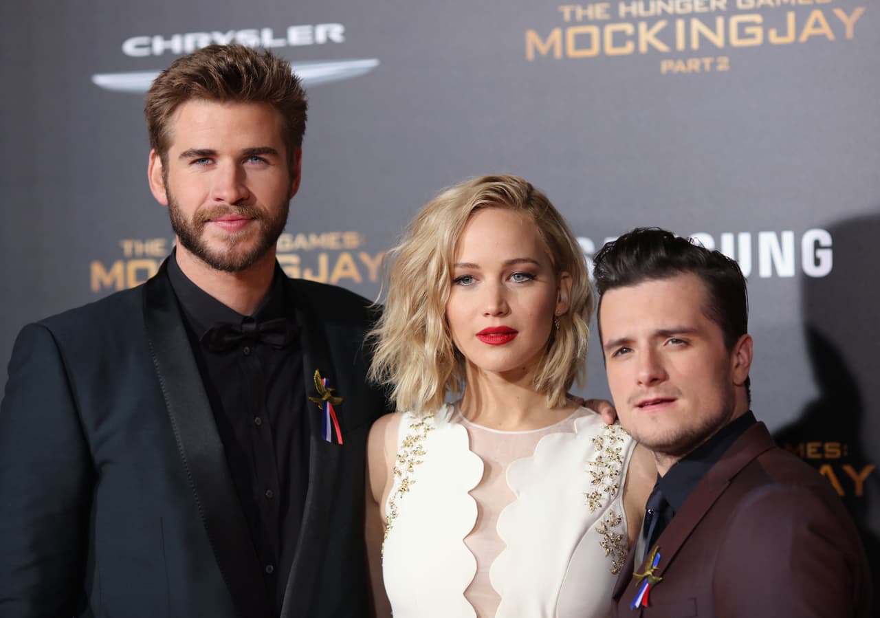 Jennifer Lawrence durmió con Liam Hemsworth y Josh Hutcherson