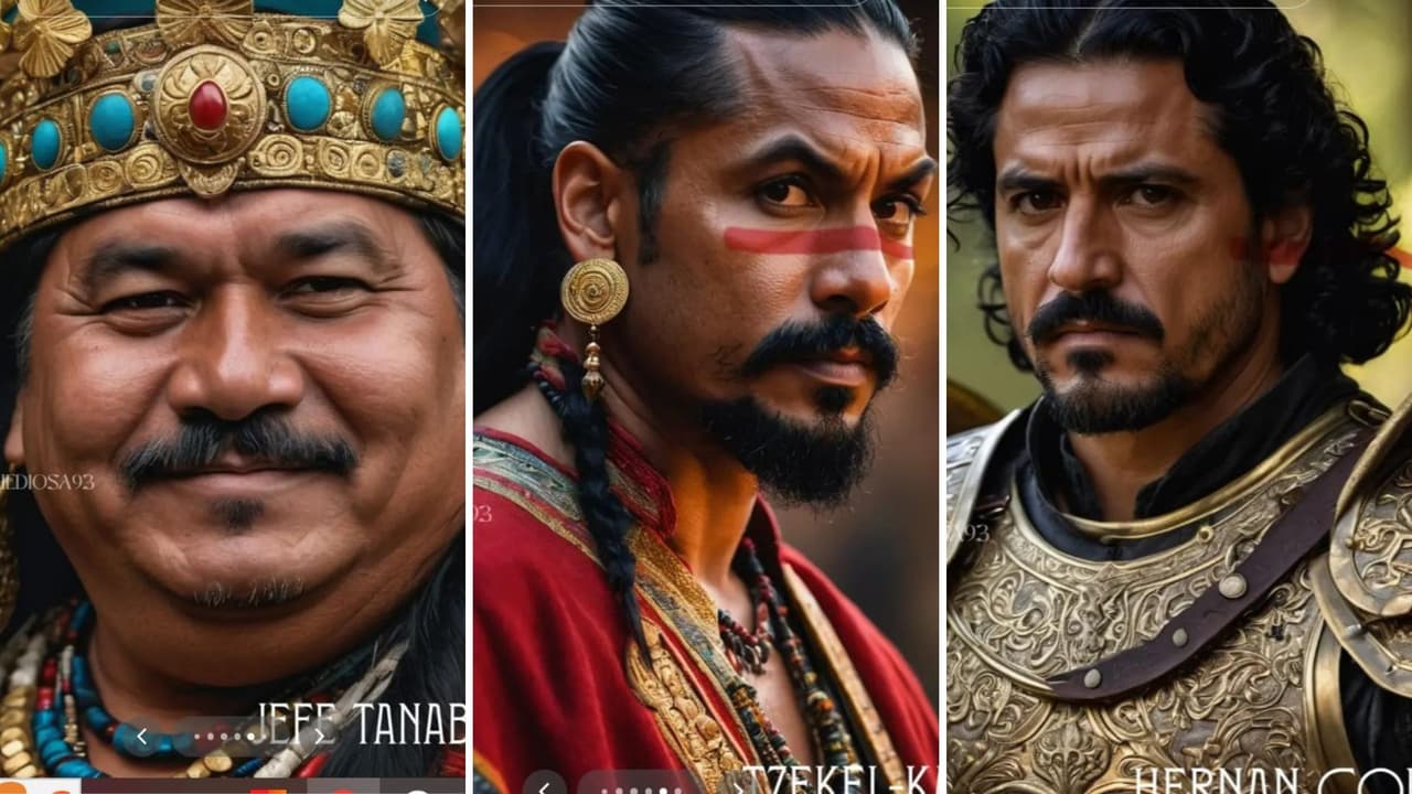 Personajes 'El camino hacia el dorado' IA