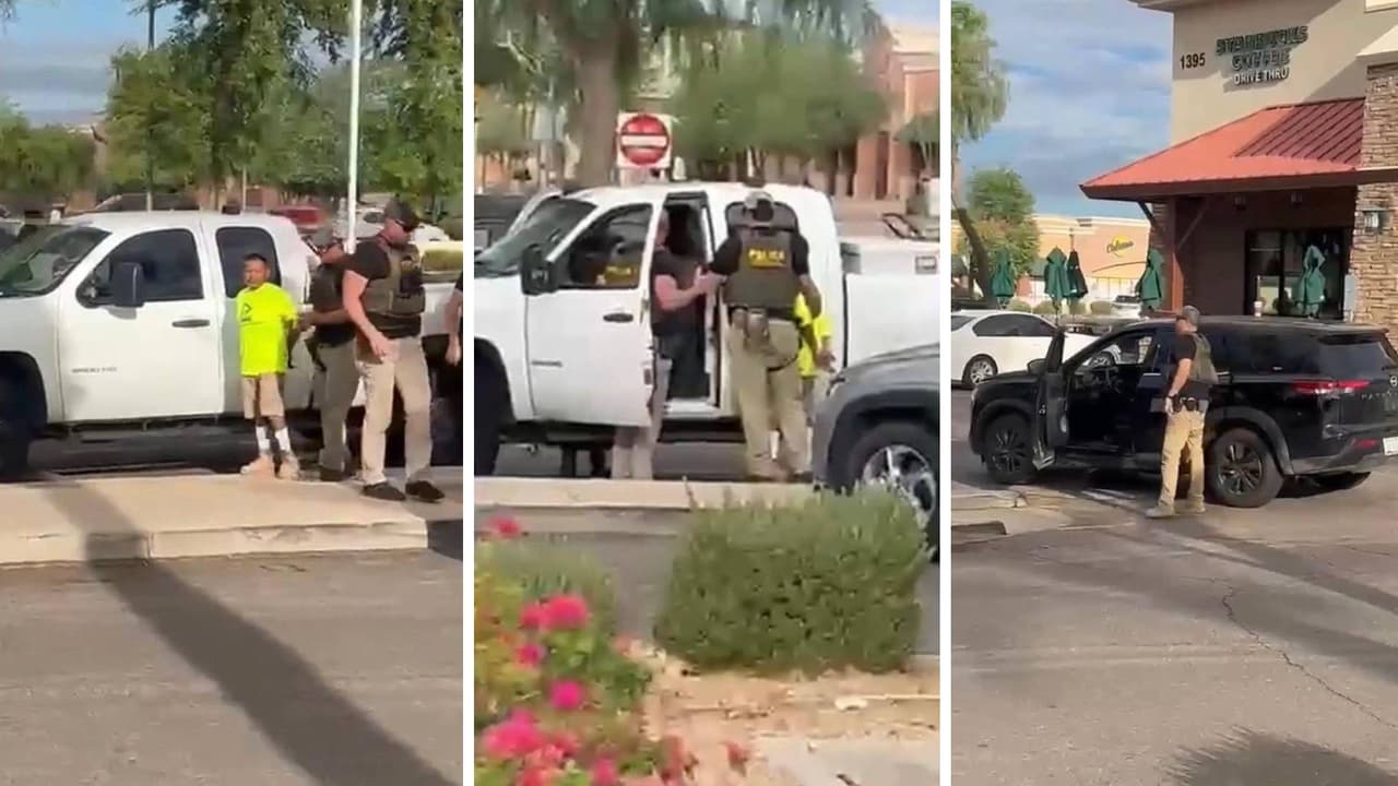 Agentes federales detienen al guatemalteco Samuel Tevalán cuando se dirigía a trabajar en Chandler