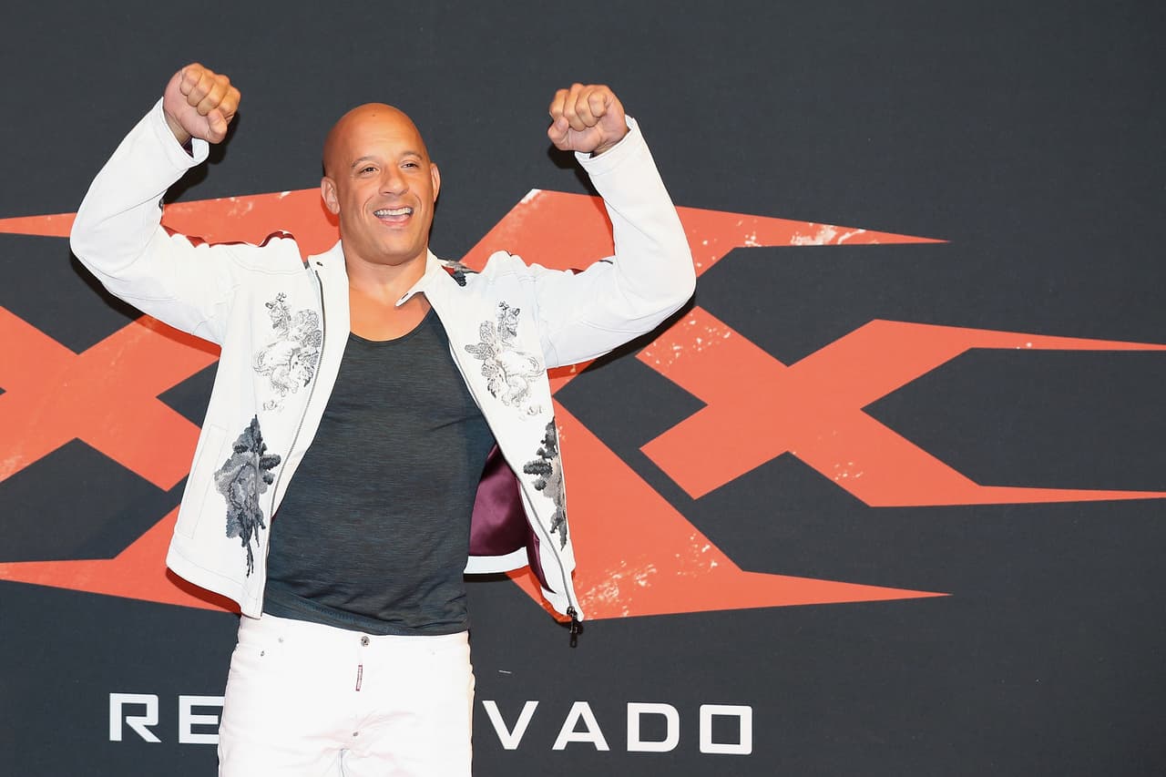 Vin Diesel no puede ocultar la satisfacción que le dan estas películas y personajes como 'Xander Cage'.