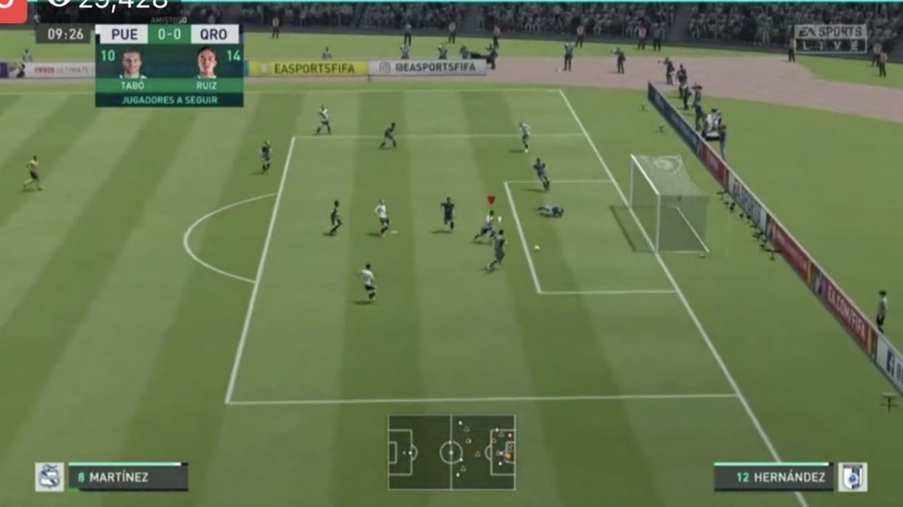 Jimmy Gómez le pone fin a la racha ganadora del Puebla de Santiago Ormeño.