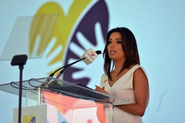 Eva Longoria no se quedó atrás y nos hizo estremecer de emoción con sus palabras.