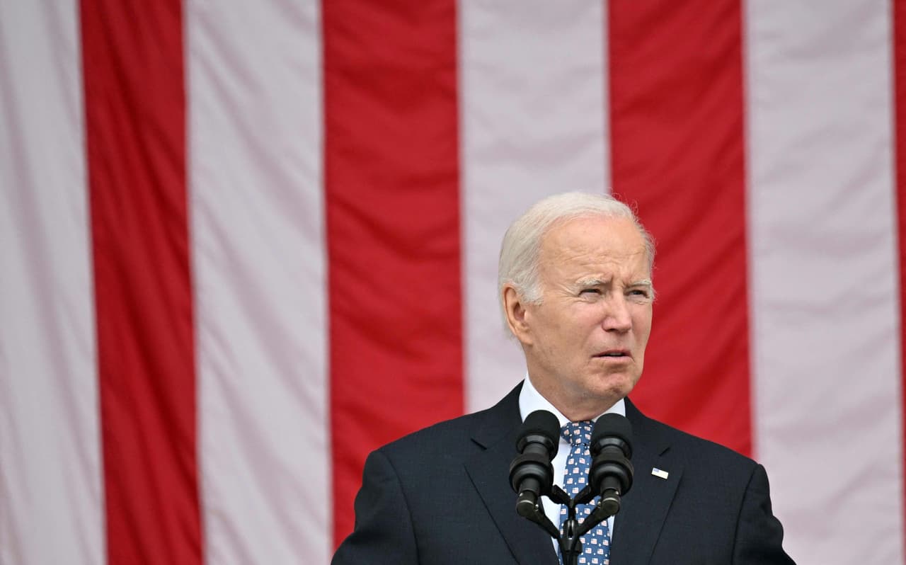 Durante su discurso este lunes, el presidente rindió homenaje a "aquellos que murieron para que nuestra nación pudiera vivir".