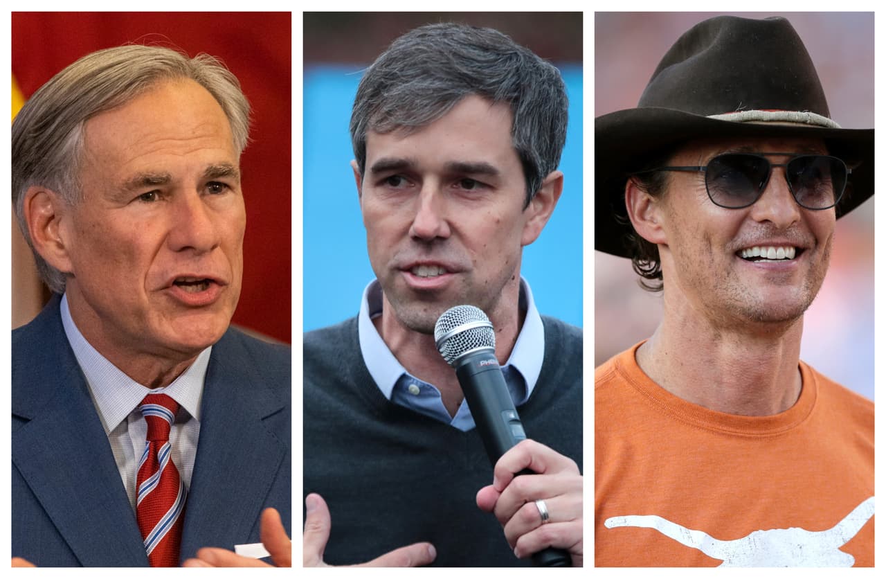 Abbott, O'Rourke o McConaughey: Lo que dice una encuesta sobre las próximas elecciones para la gobernación de Texas