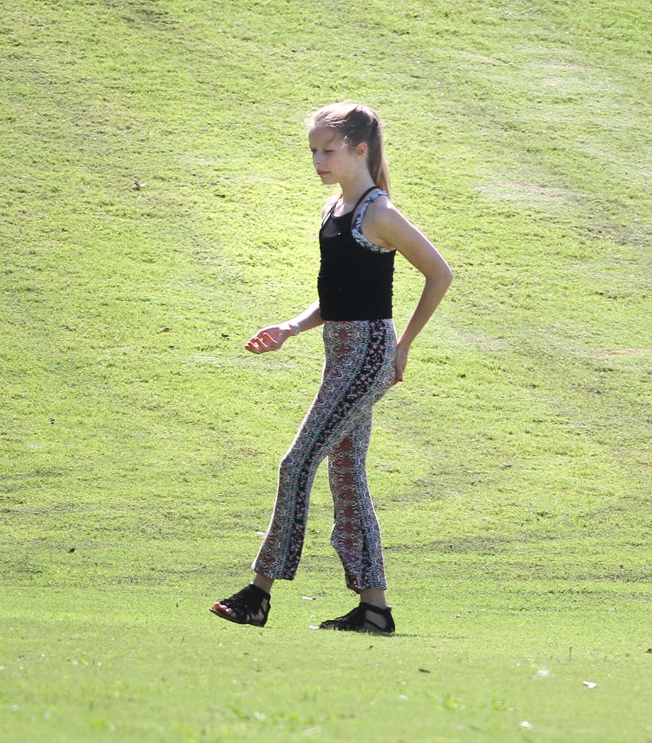 Y esta es Apple (manzana), la hija de Paltrow con el vocalista de Coldplay, Chris Martin.