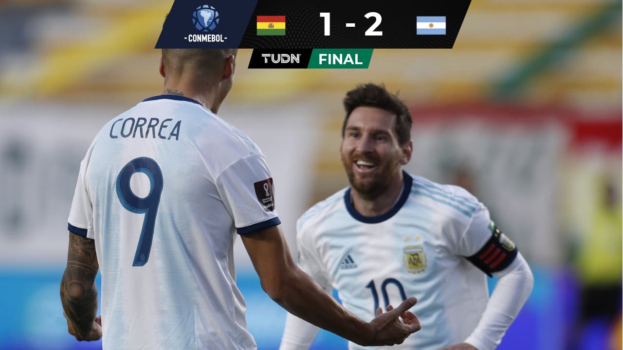 Argentina vence a Bolivia en la segunda fecha de las Eliminatorias de la Conmebol