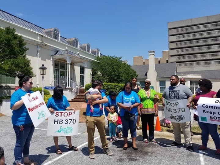 En imágenes: Hispanos y afroamericanos se unen para solicitar que la HB370 sea rechazada en cualquiera de sus versiones por el Alguacil del Condado de Guilford, Danny Rogers