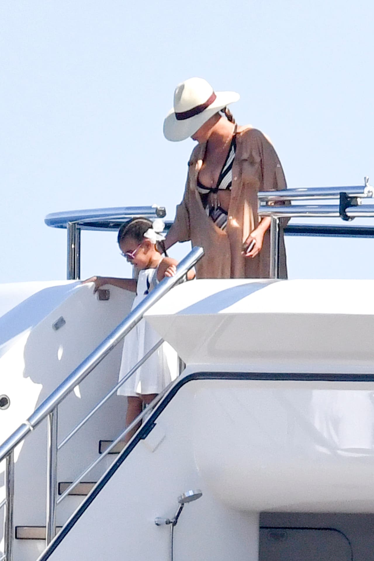 Y está feliz cuidando a su encantadora Blue Ivy.