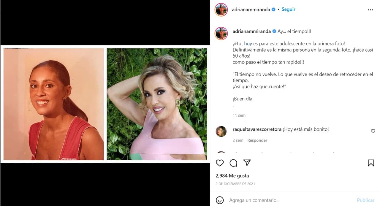 Adriana Miranda, la musa del fitness a sus 65 años.