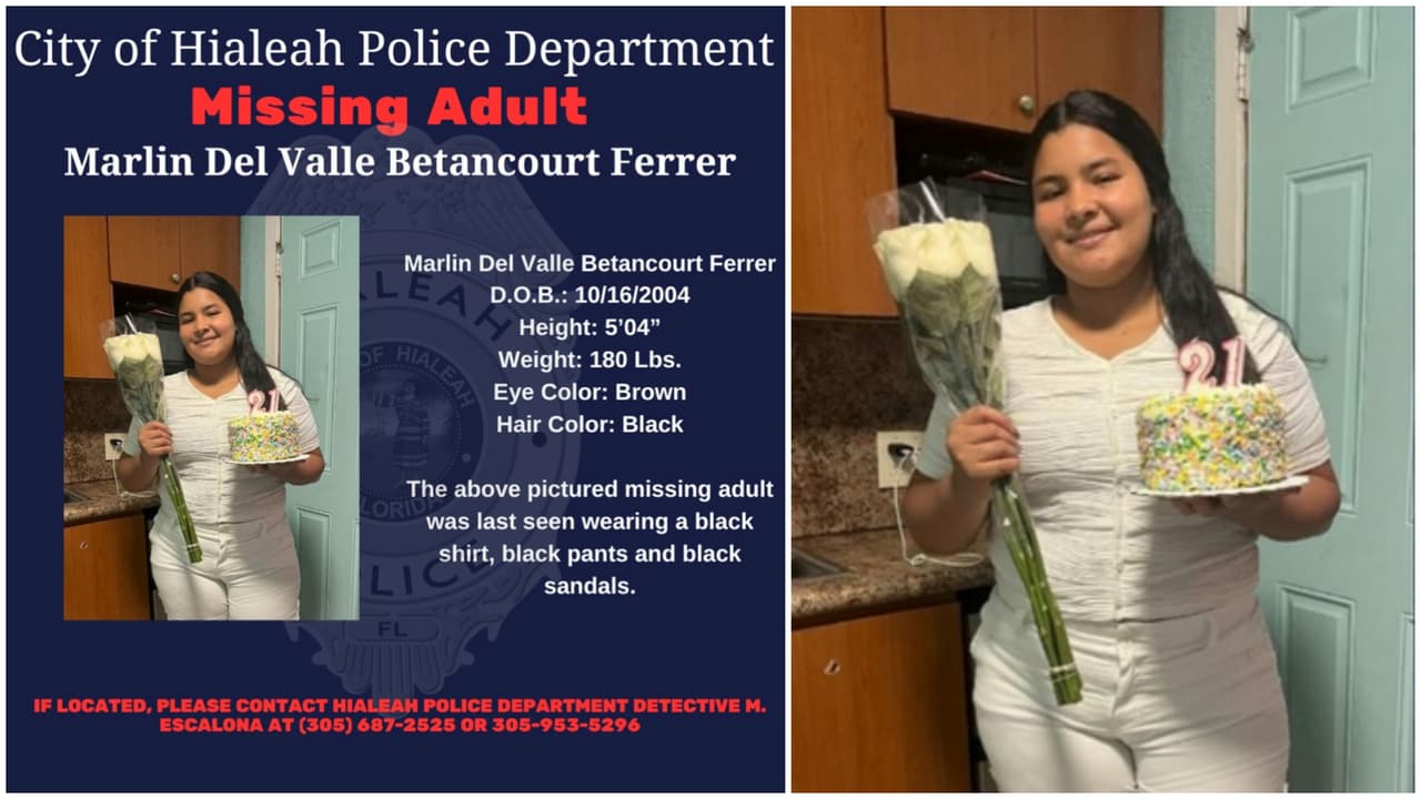 Piden ayuda para encontrar a madre de 21 años desaparecida en Hialeah