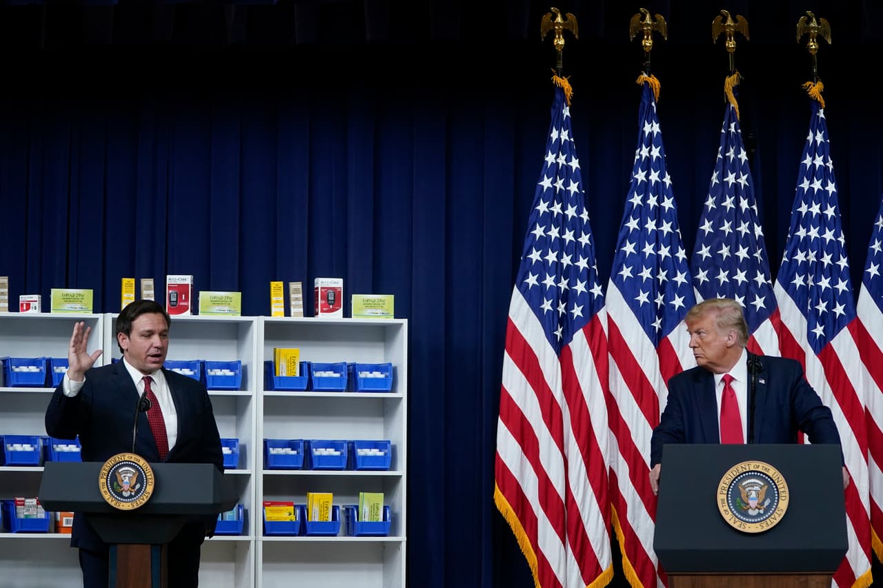 Propuesta de Trump para aumentar los beneficios de desempleo "no es una opción" en Florida, según DeSantis