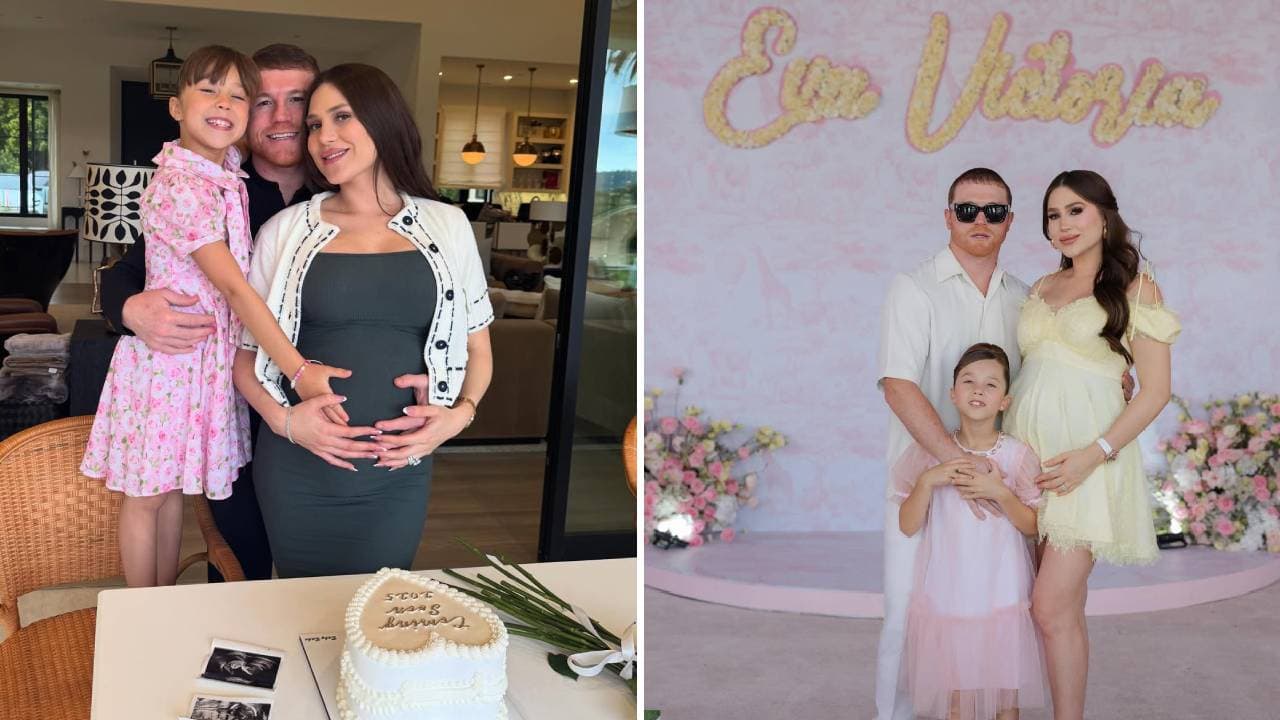 Así dieron a conocer el embarazo y meses después el 'baby shower'.