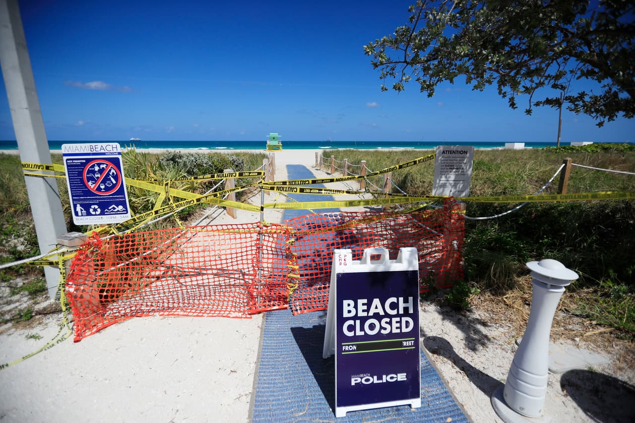 Las playas sí permanecen cerradas. 
<br>