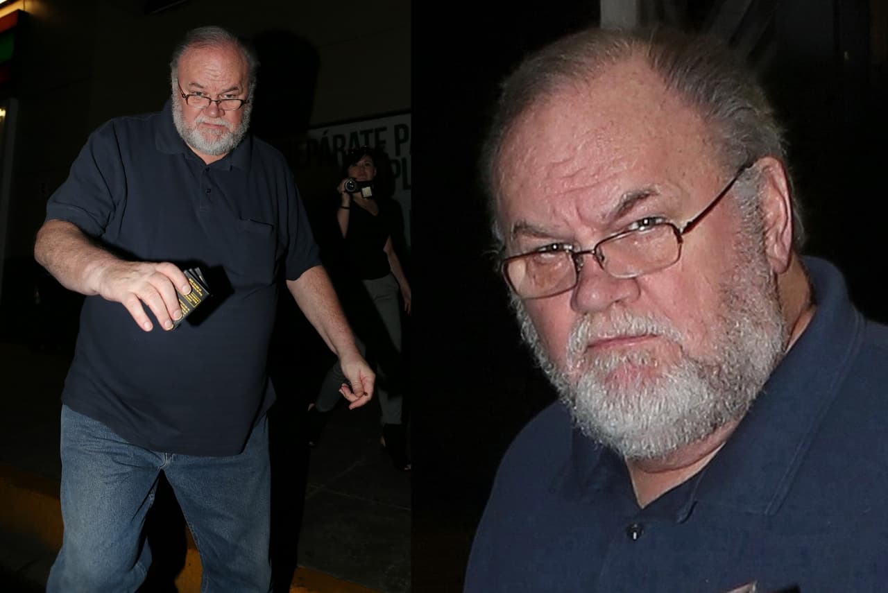 El papá de Meghan Markle ya salió del hospital y se recupera tomando... ¿café? 🤦‍♀️