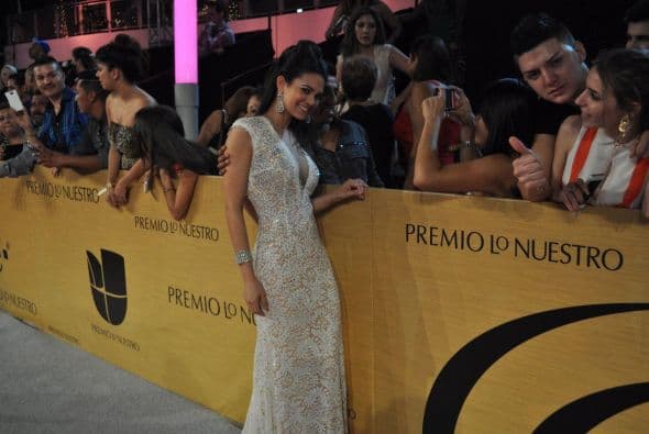 Alina saludó a su gente de Cuba.