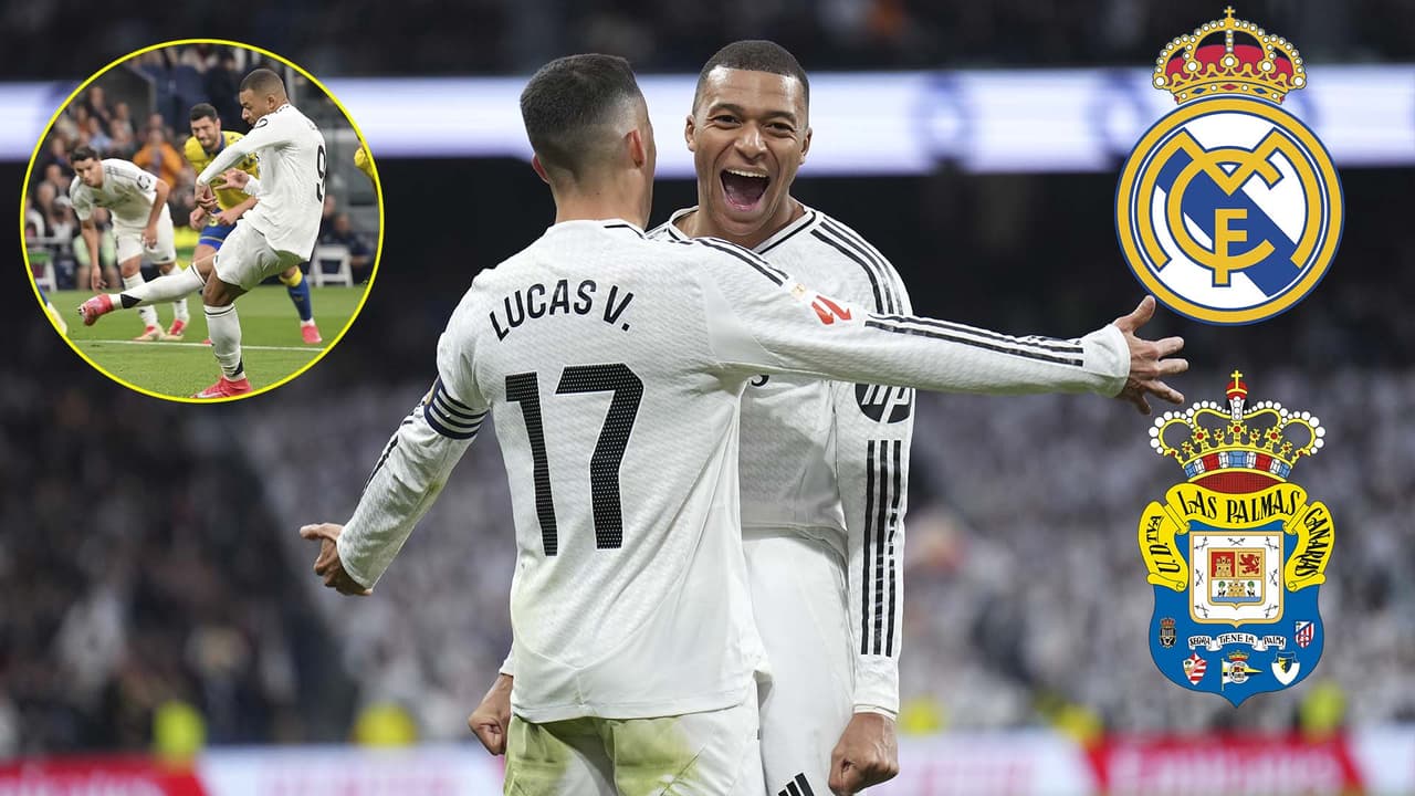 Mbappé encabeza goleada de un Real Madrid que asume liderato en España 
 