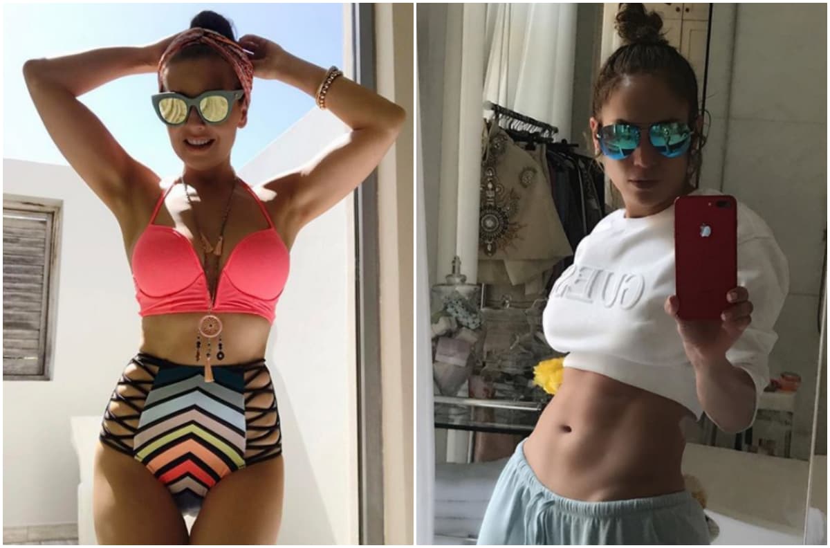 La intérprete de "Arrasando" y Jennifer Lopez mantienen una rutina de ejercicio, así como buena alimentación y disciplina con la que han logrado un cuerpo espectacular.