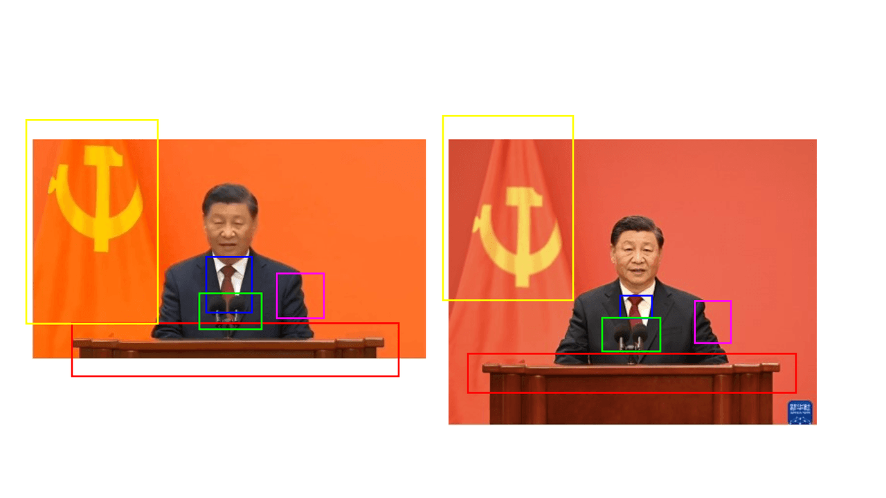 Foto izquierda: capturada tomada del video que circula en redes sociales. Foto derecha: Daily People, de China.
